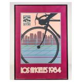 1984 Los Angeles Bicycling Poster