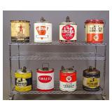 Collection of Oil Cans
