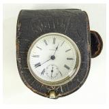 Leather Dashboard Clock