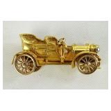 Gold and Diamond Auto Pin