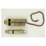 Antique Cyclist Whistle