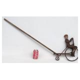 Wooden High Wheel Push Toy
