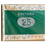 Daytona Autographed Flag