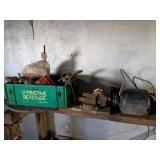 SHOP VISE, TOOLS & MOTOR