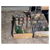 VINTAGE GLASS SODA BOTTLES