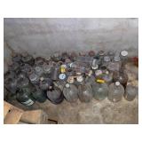 GLASS JUGS, OLD MASON JARS & MORE