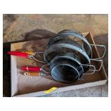 COLLECTION OF STRAINERS