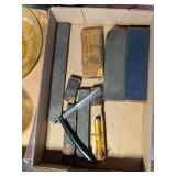 ANTIQUE SHAVING RAZORS & SHARPENING STONES