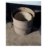 LARGE METAL COAL BUCKET