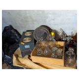 VINTAGE BURNERS, GLASS BOTTLES & MORE