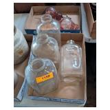 4 - KRAFT HALF GALLON GLASS BOTTLES