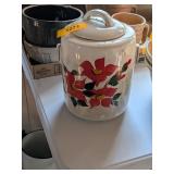 ANTIQUE MCCOY COOKIE JAR WITH LID
