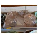 4 - DEPRESSION GLASS PIECES