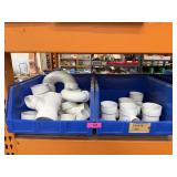 ASSORTED PVC COUPLINGS - TEES & P-TRAPS