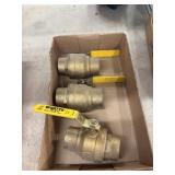 3 - 2' BRASS BALL VALVES