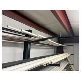 TOP 2 SHELVES OF PVC PIPE