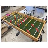 VINTAGE PORTABLE FOLDING MINI FOOSEBALL TABLE