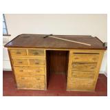 6.5 FOOT ANTIQUE DRAFTING TABLE