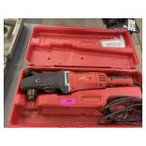 MILWAUKEE SUPER HAWG DRILL AND CASE
