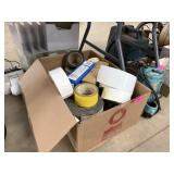 BOX OF ASSORTED TAPE
