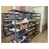 5 METAL SHELVING UNITS