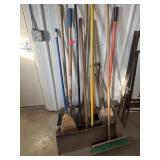 SHOVELS, BROOMS, SCRAPERS