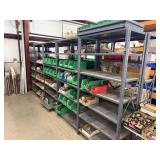 5 SETS OF METAL SHELVING