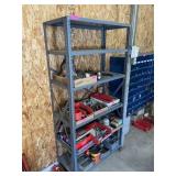 1 METAL SHELF UNIT