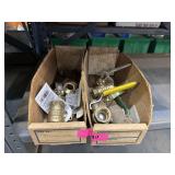 ASSORTED BRASS SHUTOFF VALVES