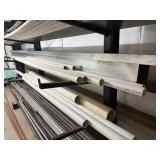 MIDDLE 2 SHELVES OF PVC PIPE