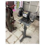 6' BENCH GRINDER ON PEDESTAL