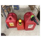 3 GAS CANS