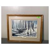 'Last Chance' 1597/2000 Whitetail Print