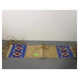 Beaded Horse Saddle Throw