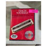 TEACH YOURSELF HARMONICA DVDS AND HARMONICA