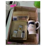 VINTAGE LIGHTER COLLECTION, GERMAN PUNCH MUG, MORE