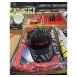 3 SNAP-ON HATS AND TOWEL