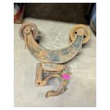 ANTIQUE EAGLE MANUFACTURING CO BARN TROLLEY