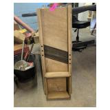 VINTAGE KRAUT CUTTER, 8X8 BOX