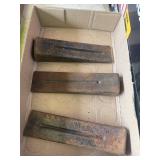 3 LOG SPLITTING WEDGES