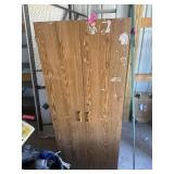 6FT WOOD CABINET  - 29IN WIDE