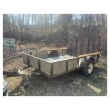 10FT STEEL FRAME UTILITY TRAILER, 3500LB AXLE