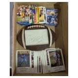 PAUL HORNUNG AUTOGRAPH, BREWERS AND FOOTBALL CARDS