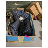 2 VINTAGE VESTS - BLUE MED AND BROWN MED TALL