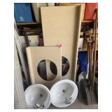 2 BATHROOM VANITY COUNTERTOPS AND SINKS