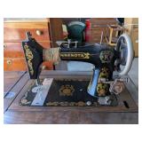 MINNESOTA MODEL K SEWING MACHINE IN DESK