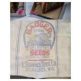 BADGER BRANDS VINTAGE SEED BAG