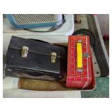 2 VINTAGE METAL LUNCH BOXES