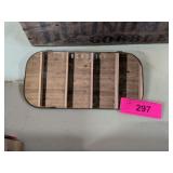 ANTIQUE OLDSMOBILE HANGING MIRROR