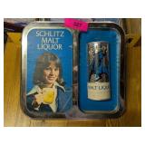 SCHLITZ MALT LIQUOR PLASTIC ADVERTING SIGN